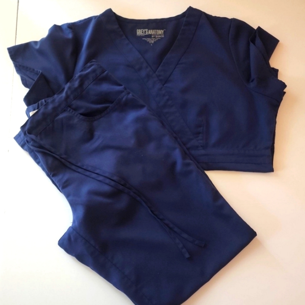 Grey's Anatomy Indigo Scrub Set